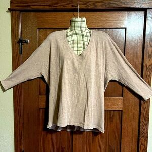 Hello Nite L  v-neck sweatshirt (NWT)